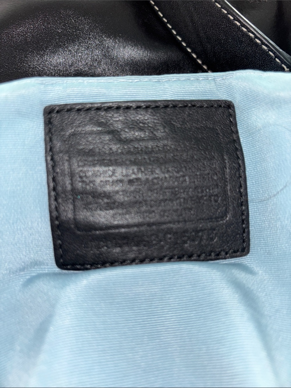 Coach Large SoHo Lynn Hobo Bag Leather Shoulder Handbag Purse Black Pre-Owned - Picture 9 of 15